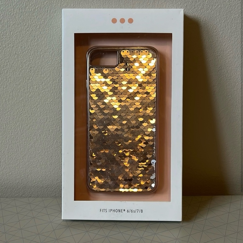 Anthropologie Sequin Phone Case - iPhone 6/7/8